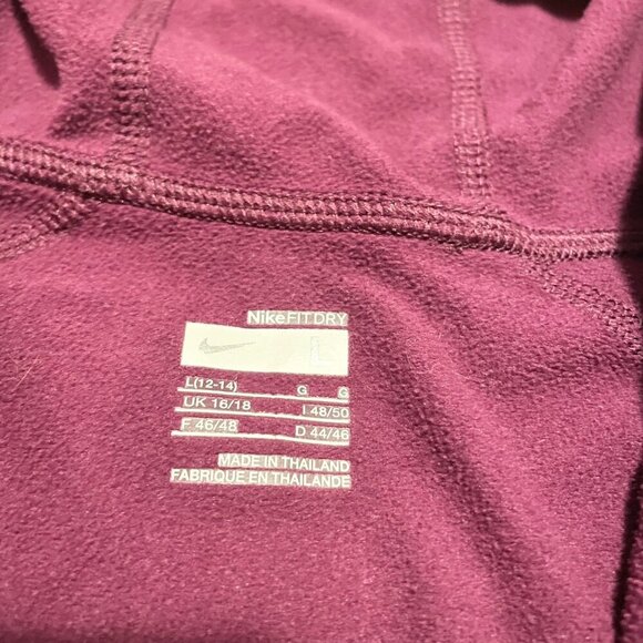 Nike Dry Fit Womens Size Large Half Zip Hooded Pullover - Picture 4 of 14